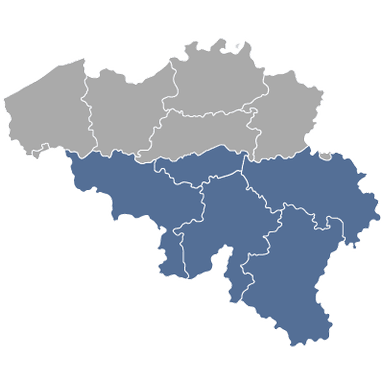 Devistresvite Map Belgium